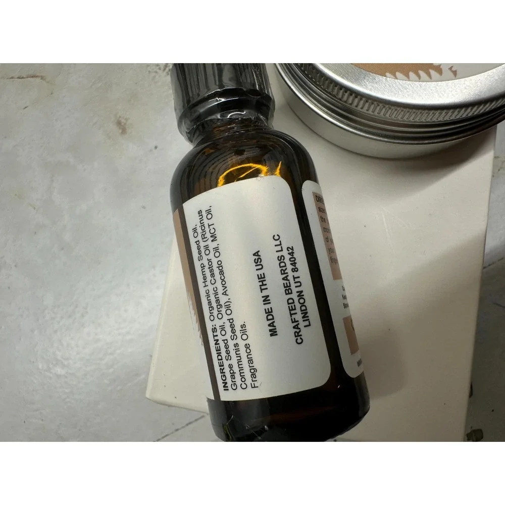 Beard‎ Oil and Balm Sandalwood Bourbon